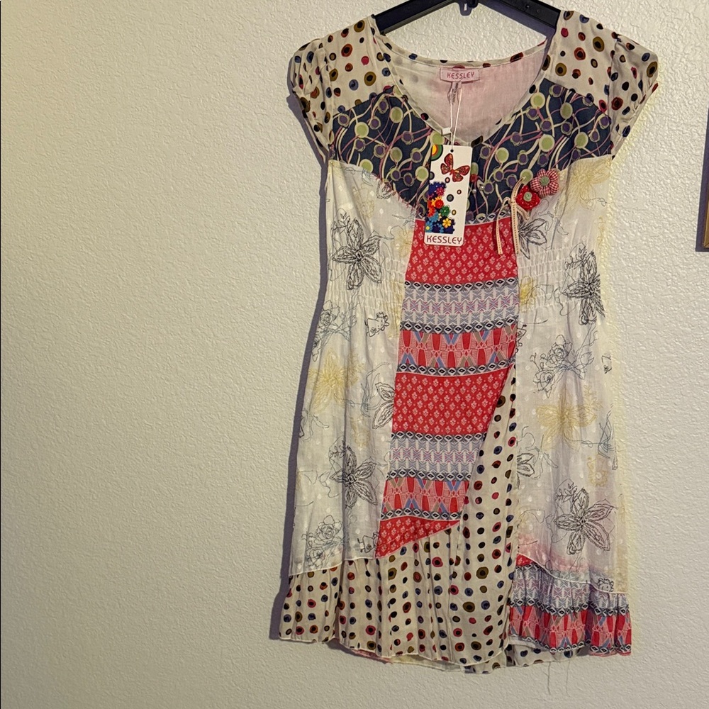 Kessley Multicolor Patterned Top